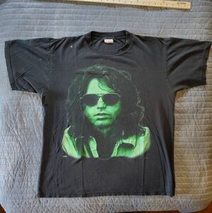Vintage 90s Liquid Blue Jim Morrison The Doors Lizard King Shirt L/XL